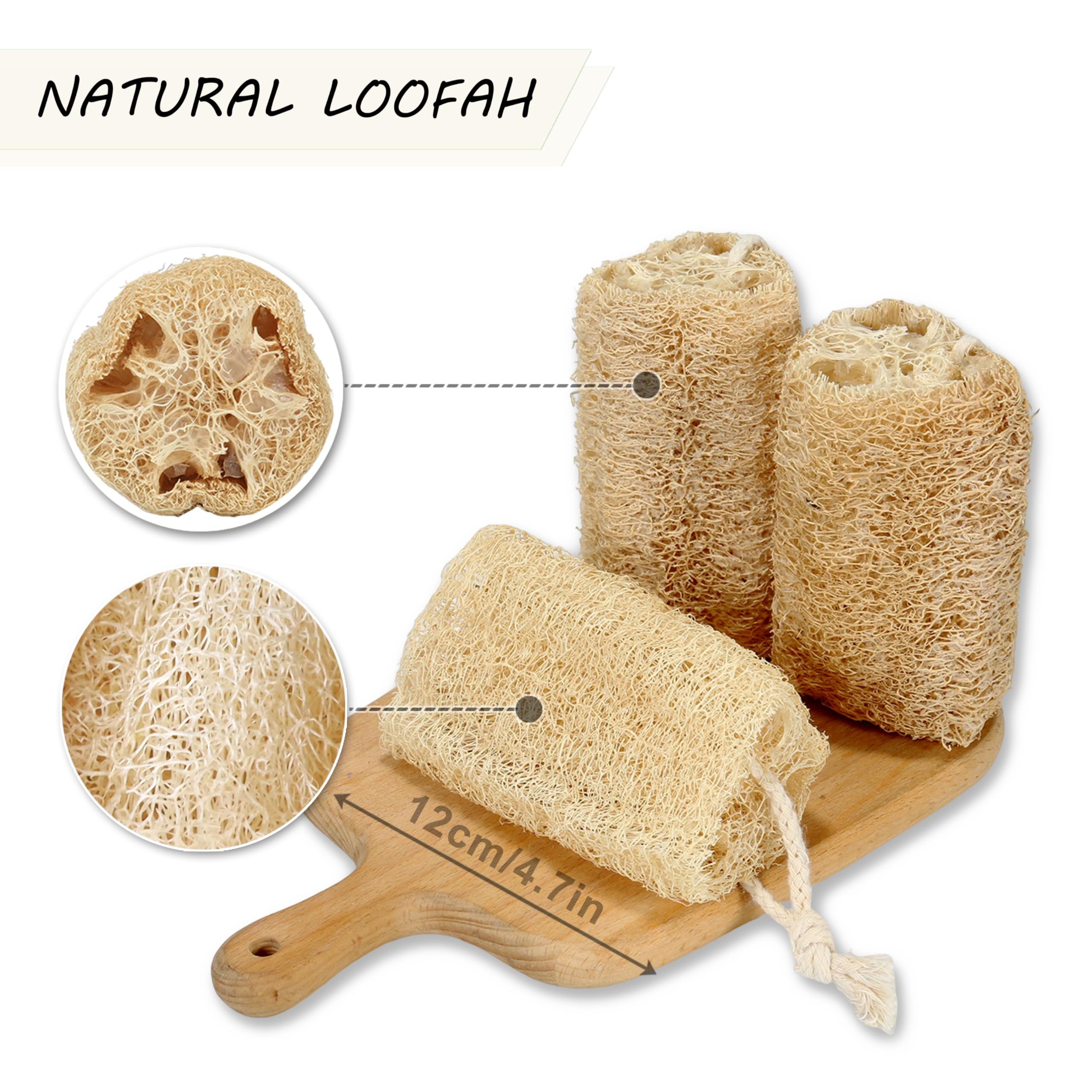 Balifeel Éponge Loofah – exfoliation douce sous la douche