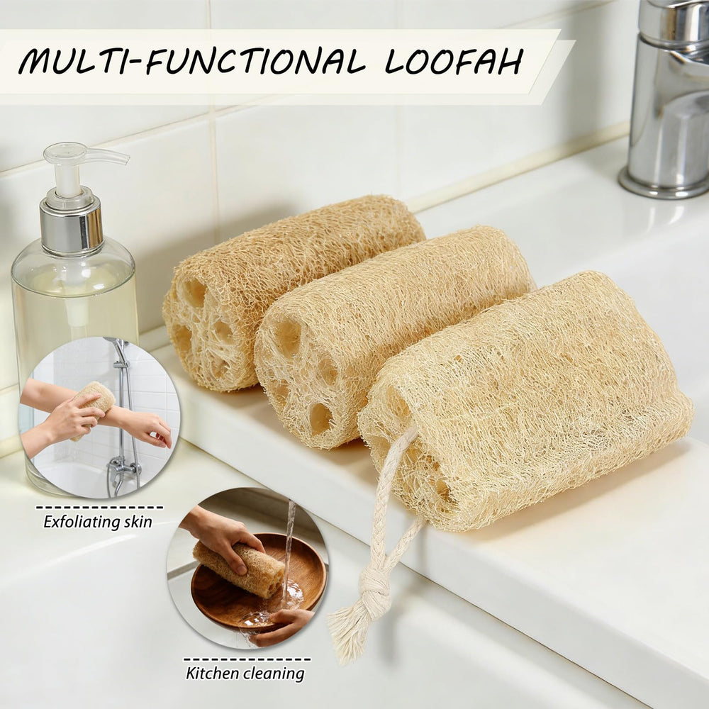 Balifeel Éponge Loofah – rituel spa à domicile visage et corps