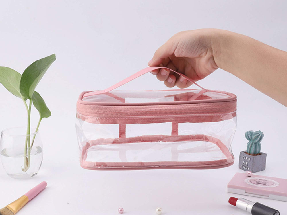 BallHull pochette voyage cosmétique transparente, rangement sûr lors des déplacements.