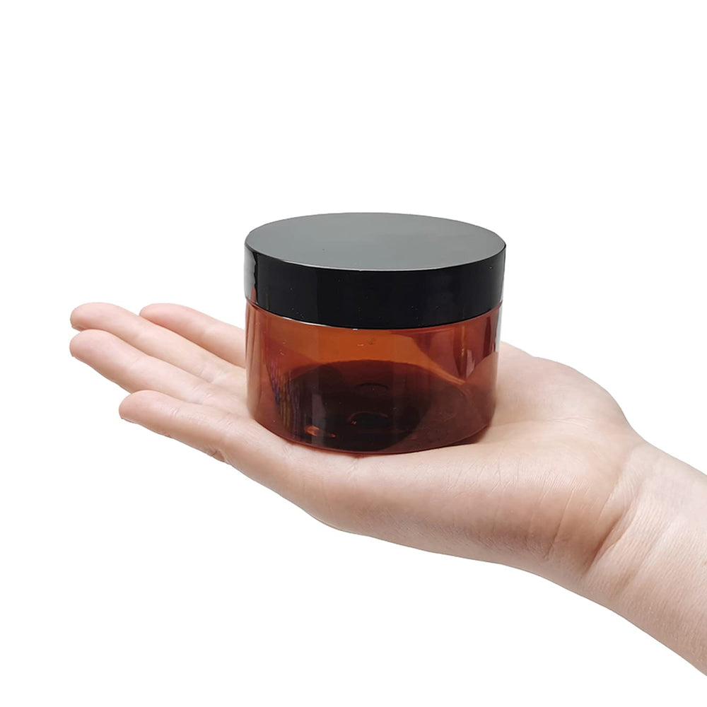 BallHull pot cosmétique ambre 4 oz, diamètre 2-7 pouces