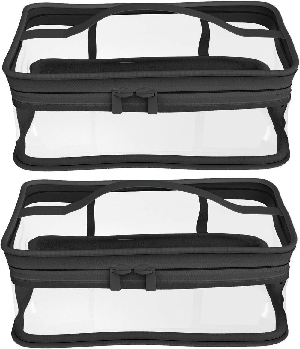 Trousse BallHull transparente etanche idéale pour cosmétiques en voyage.