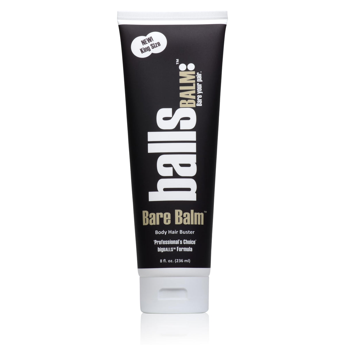 Ballsbalm Baume Nu, vue produit, soin externe doux pour zones sensibles.