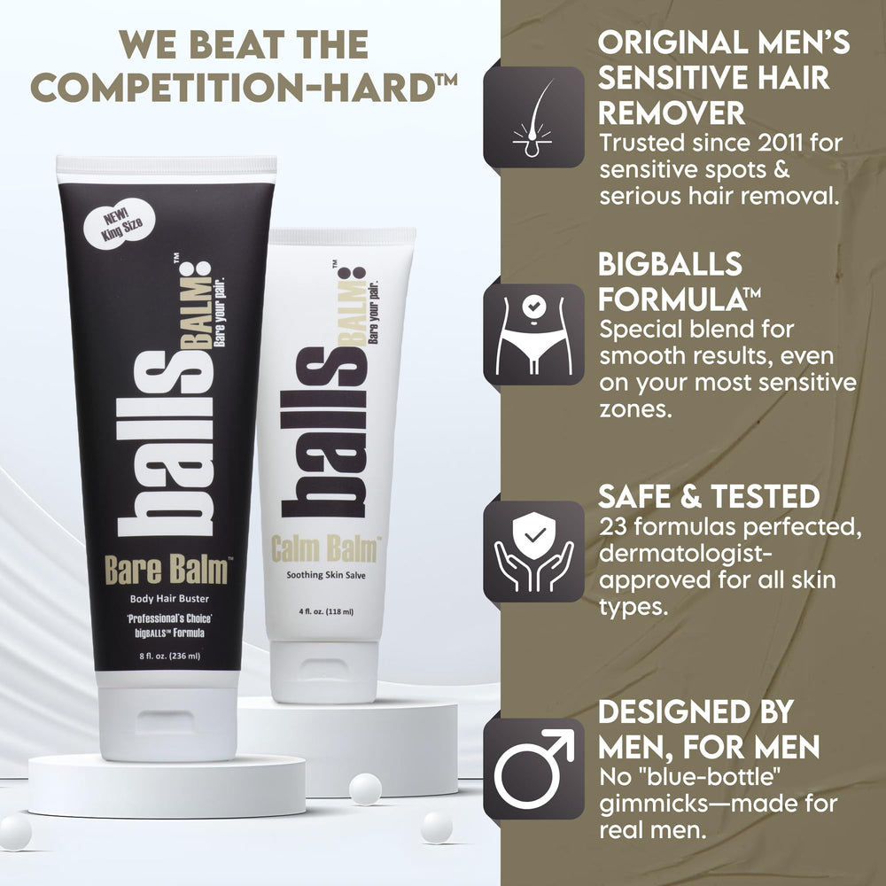 Ballsbalm Baume Nu, zone sensible: soin ciblé et respectueux.
