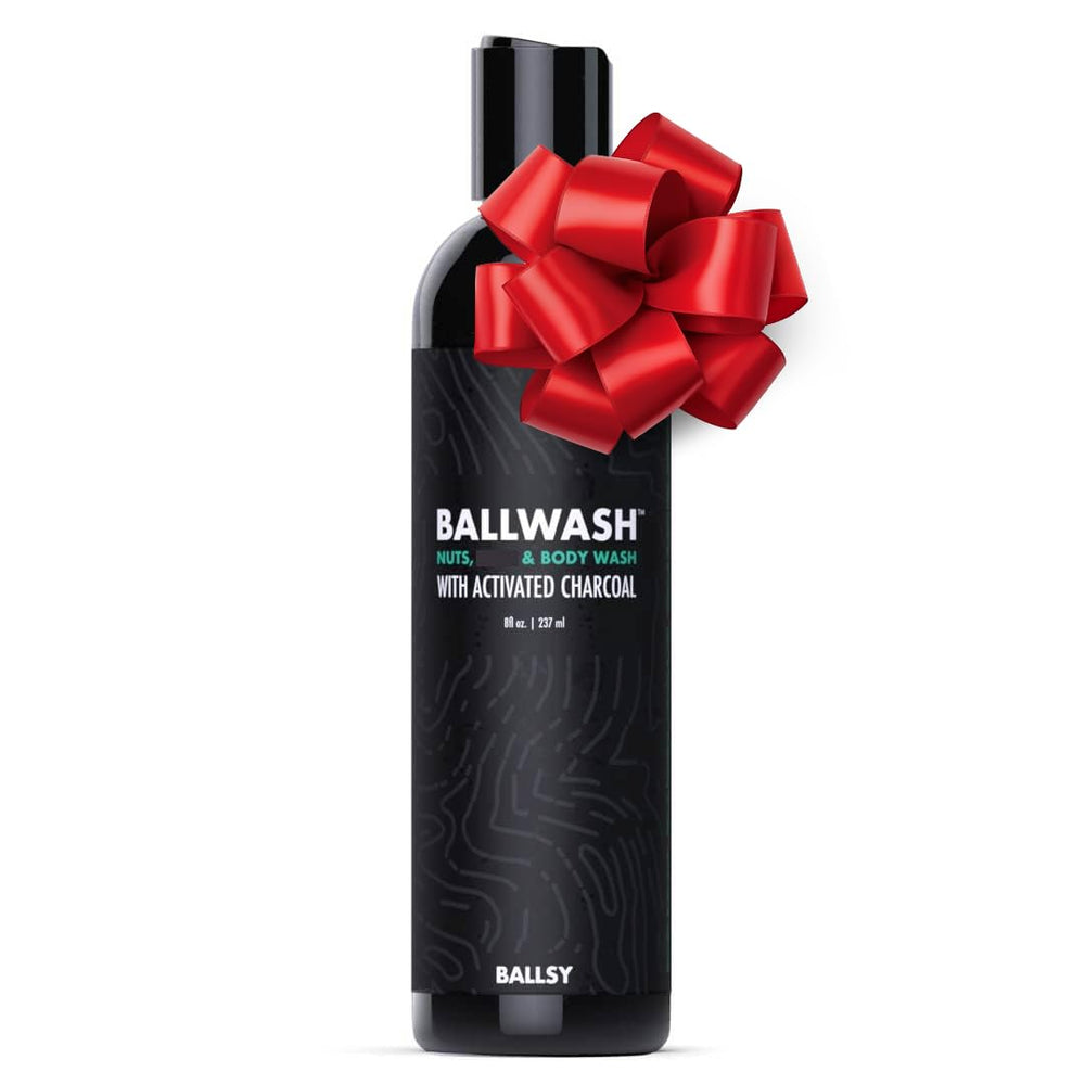 Ballsy Ballwash charbon actif bouteille pour une propreté rafraîchissante.