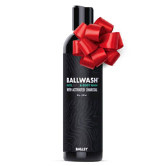 Ballsy Ballwash charbon actif bouteille pour une propreté rafraîchissante.