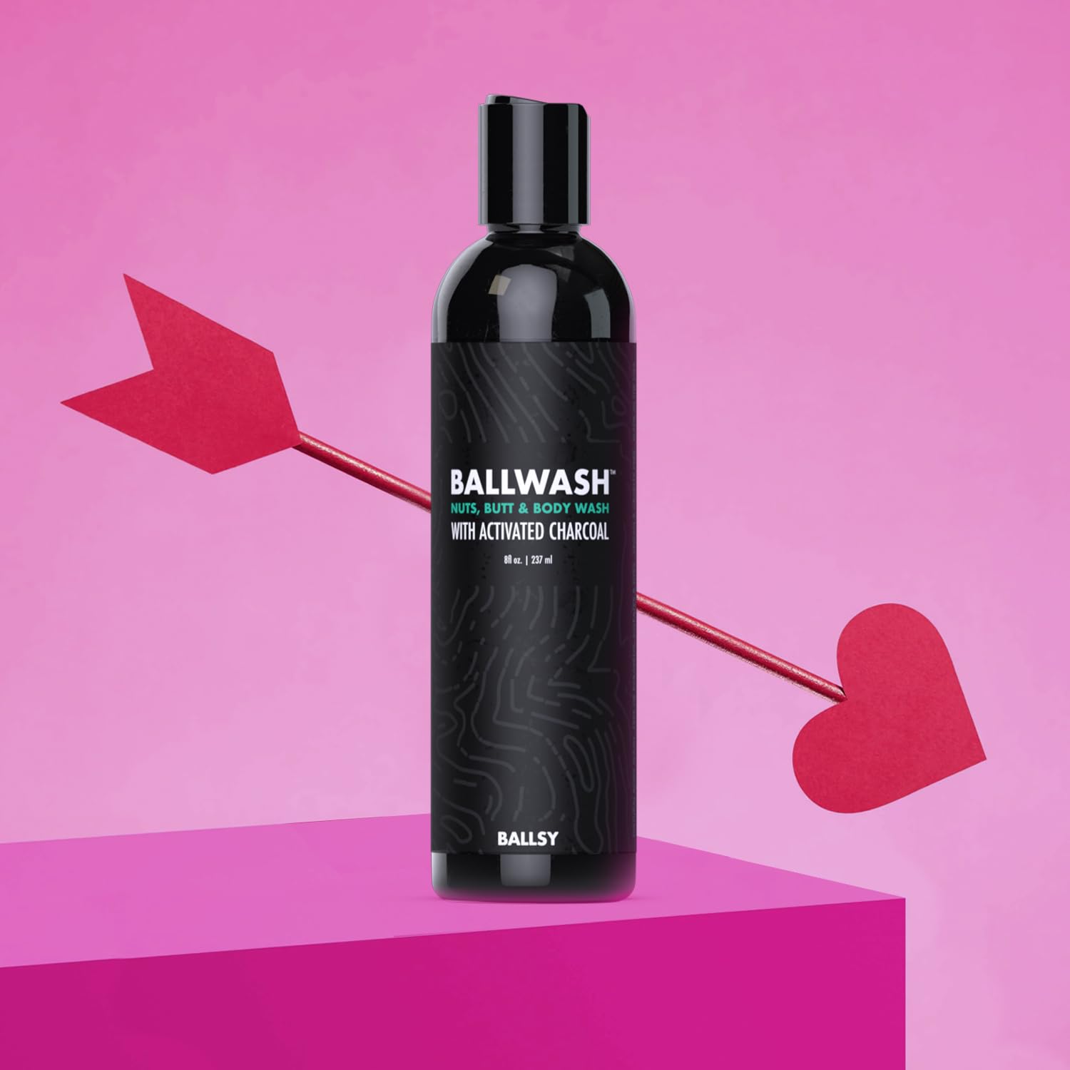 Ballsy Ballwash huile de coco hydratante pour la peau.