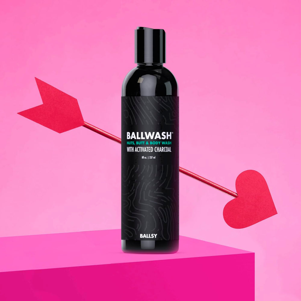 Ballsy Ballwash huile de coco hydratante pour la peau.