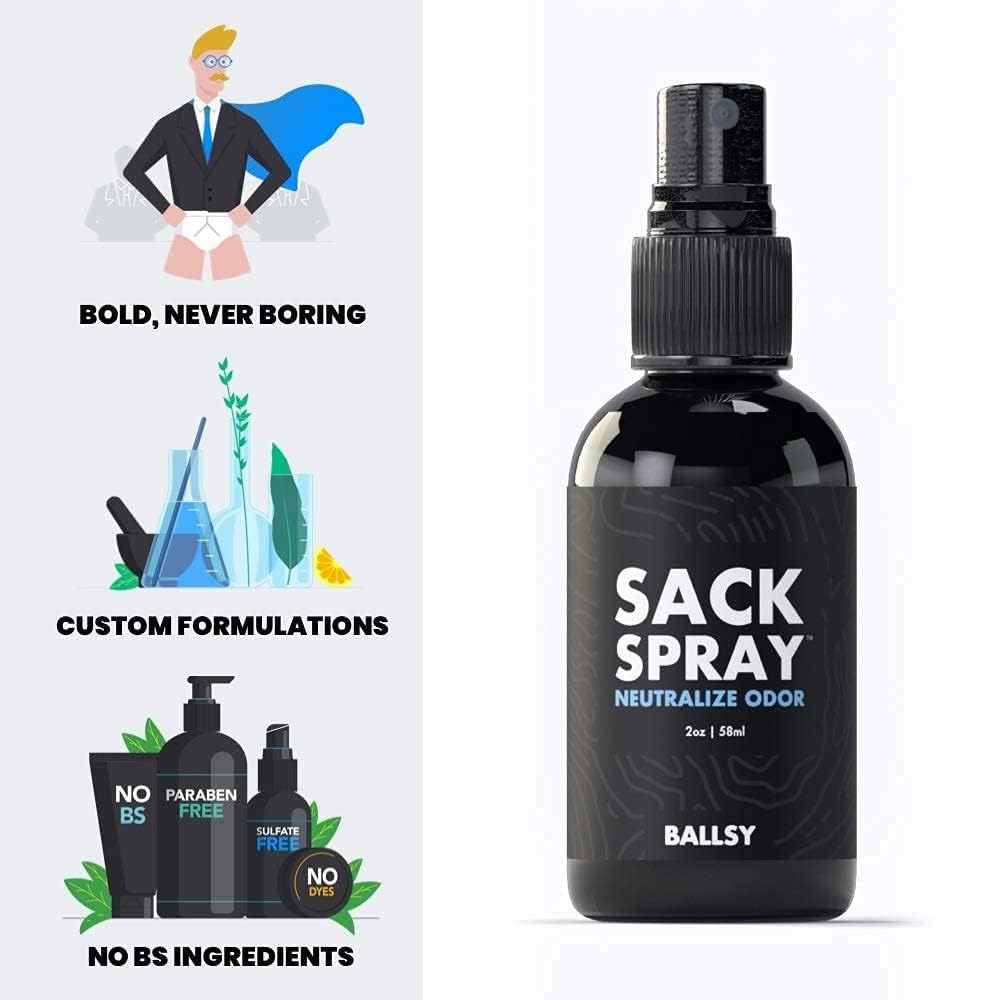Ballsy ingrédients lavande aloe vera thé vert camomille pour apaiser la peau
