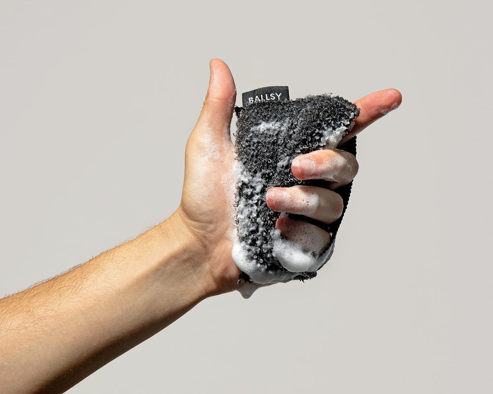 Ballsy outil de douche compatible avec d'autres produits Ballsy.