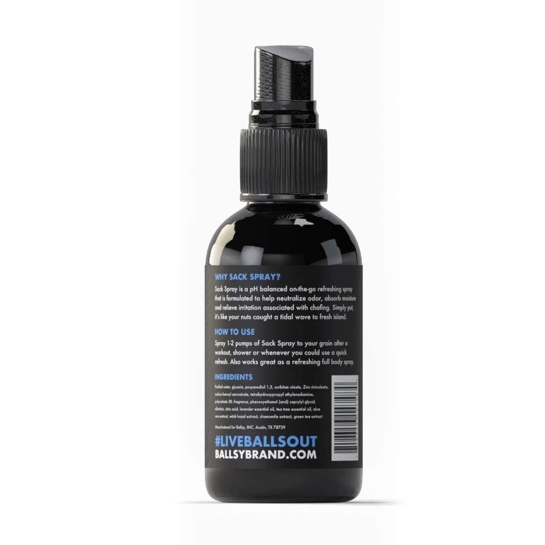 Ballsy Spray application apres sport pour réconfort et propreté