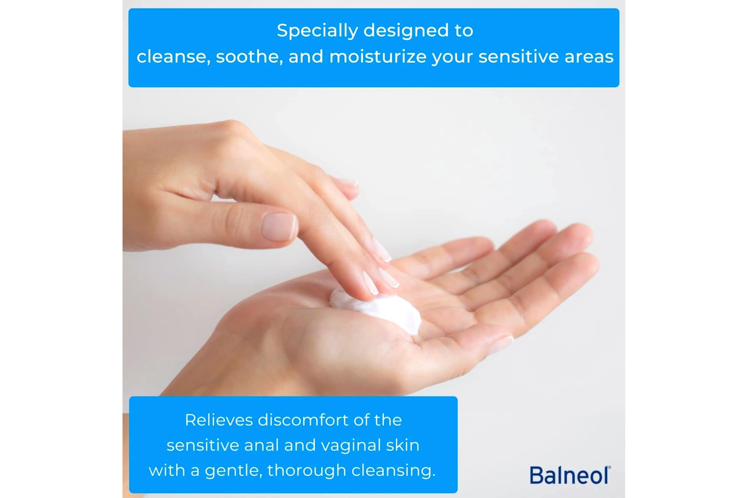 Balneol, lotion hygiénique, usage quotidien sûr et discret.