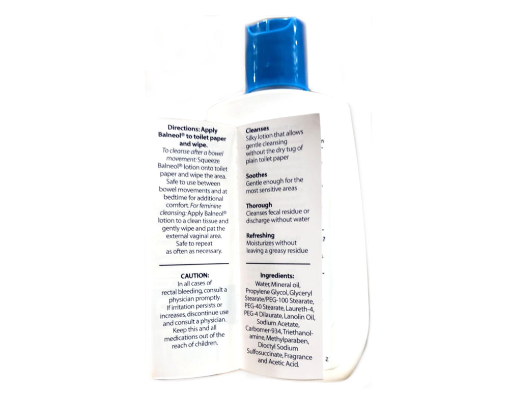 Balneol: flacon compact facilitant le rangement et les déplacements.