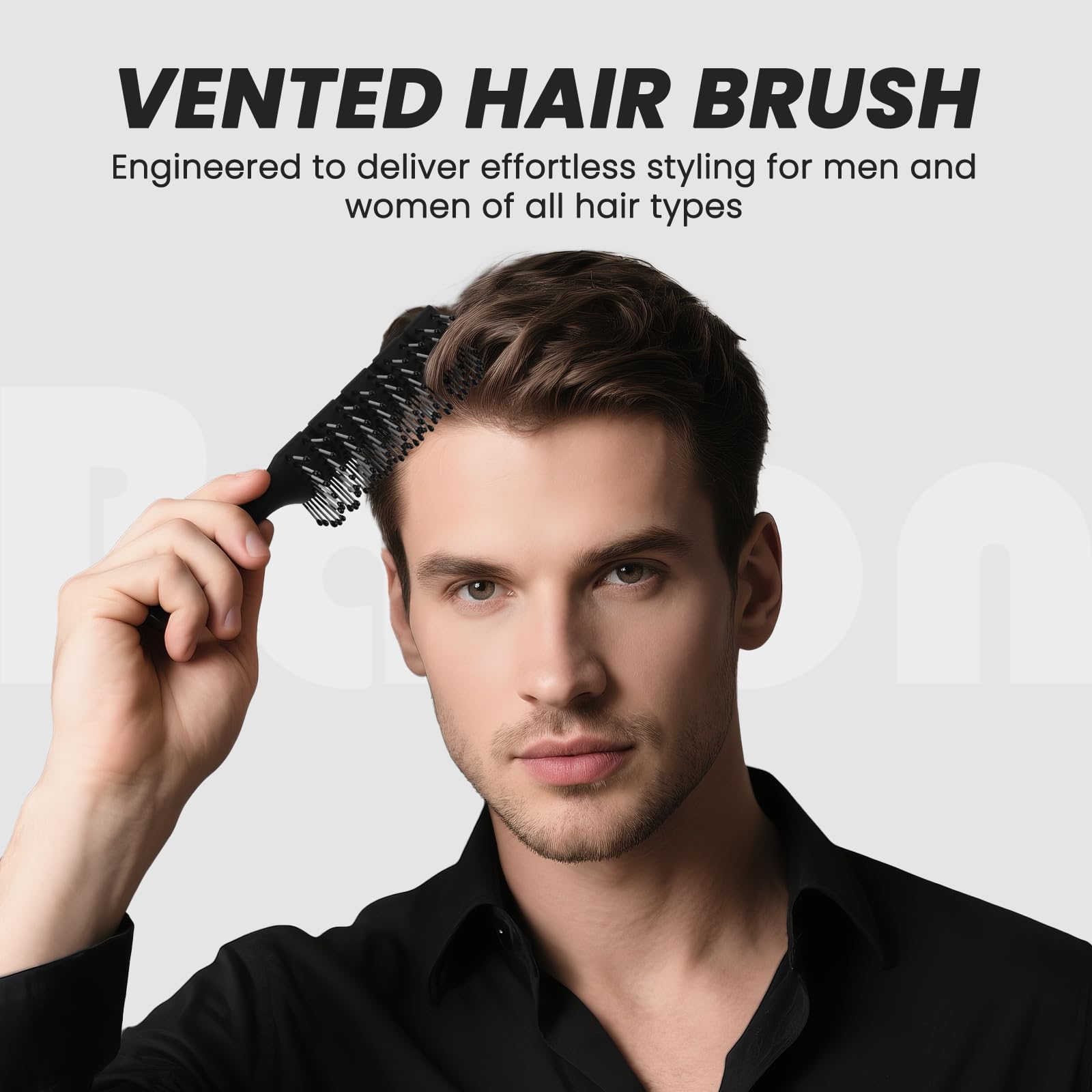 BALON brosse cheveux brins-arrondis: démêlage en douceur préserve les longueurs.