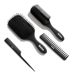 BALON brosse paddle démêle en douceur les cheveux mouillés.