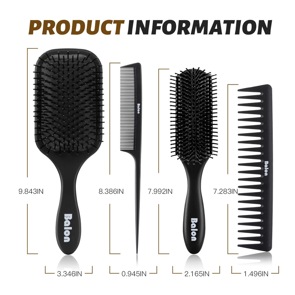 BALON brosse adaptée à tous les types de cheveux.