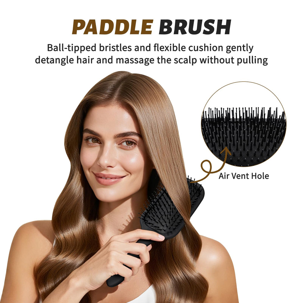 BALON peigne à dents larges démêle sans casse les cheveux épais.