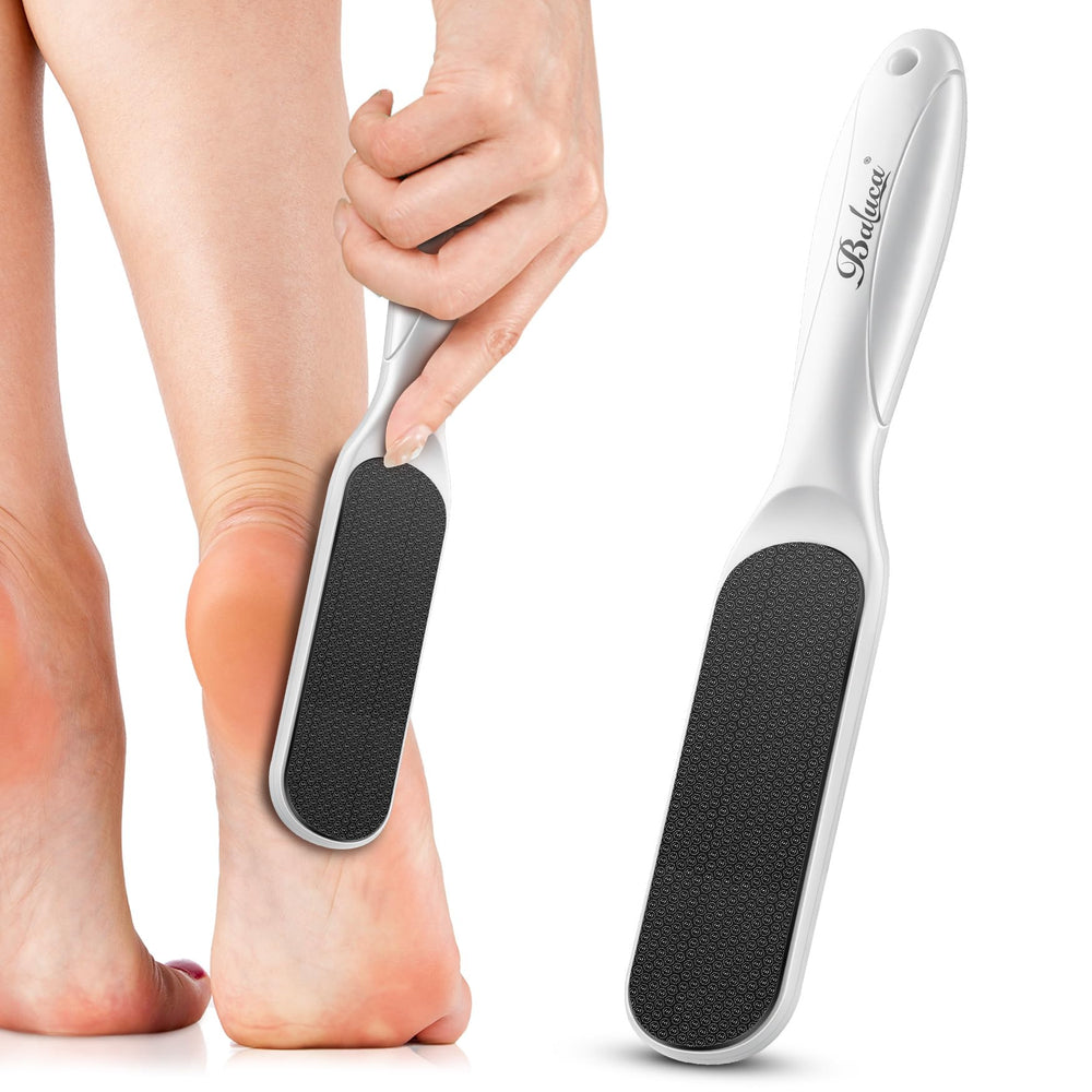 Baluca brosse-pieds nano-verre – texture exfoliante pour callosités tenaces.