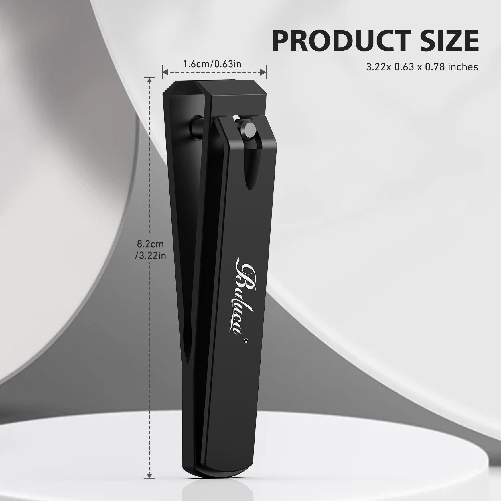 Baluca coupe-ongles grand format pour ongles épais, efficacité quotidienne.