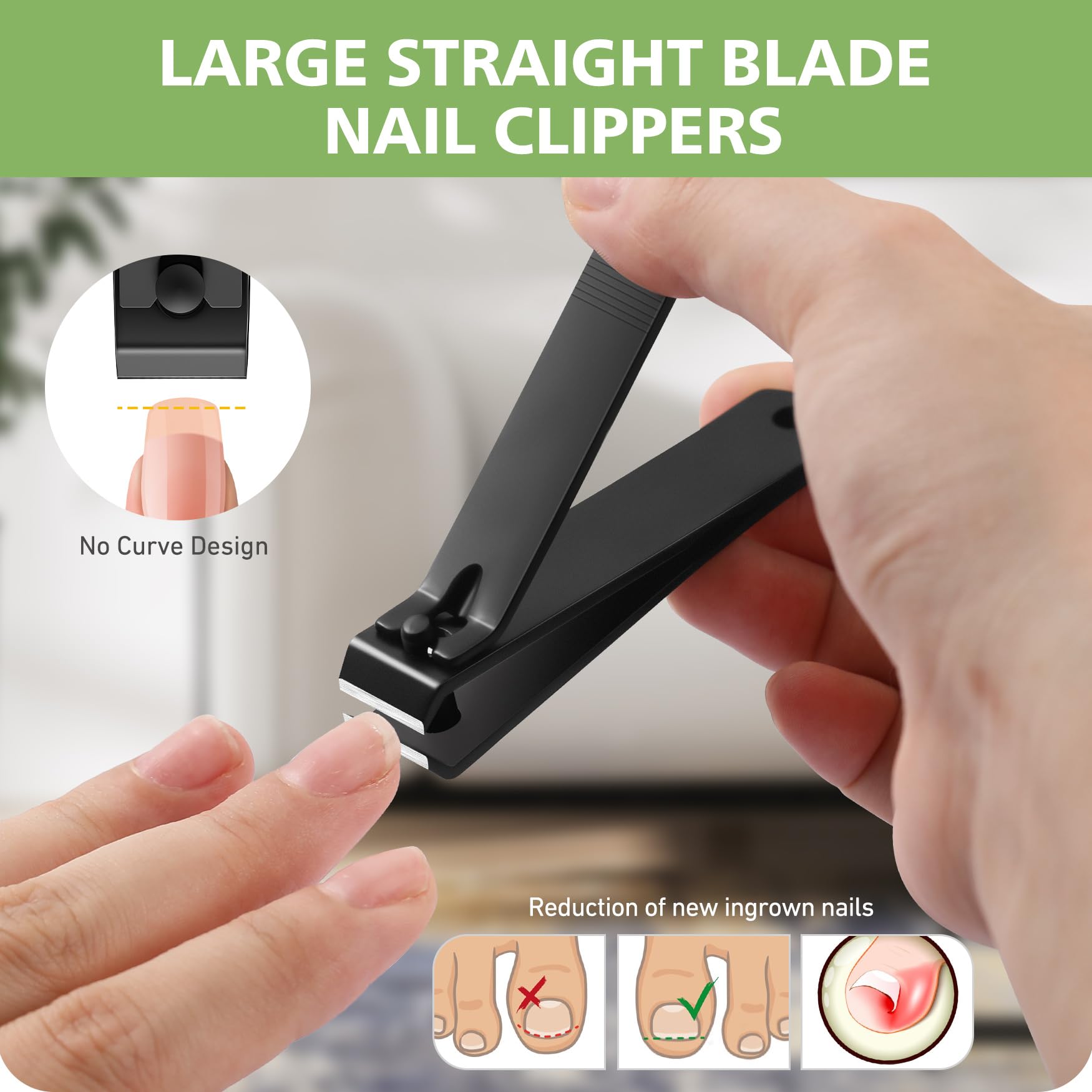 Baluca lames 5 mm ouvertes pour ongles épais, coupe nette et efficace.