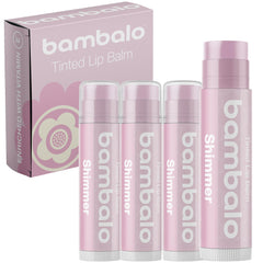 Baume Lèvres Bambalo teinte scintillante avec menthe rafraîchissante.