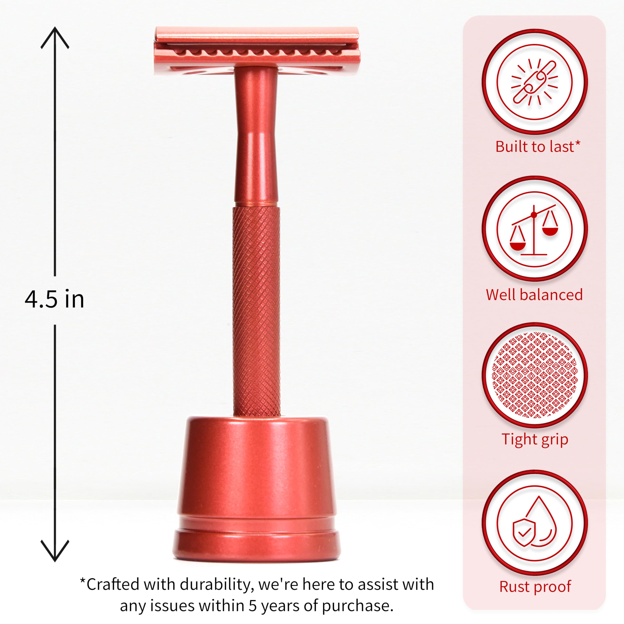 Lames Bambaw doubles incluses, durables et faciles à remplacer.