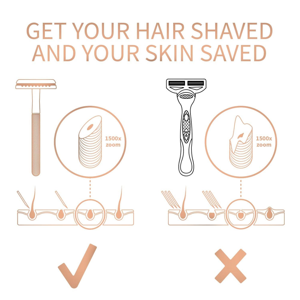 Rasoir Bambaw sans plastique, solution réutilisable et respectueuse de l'environnement.