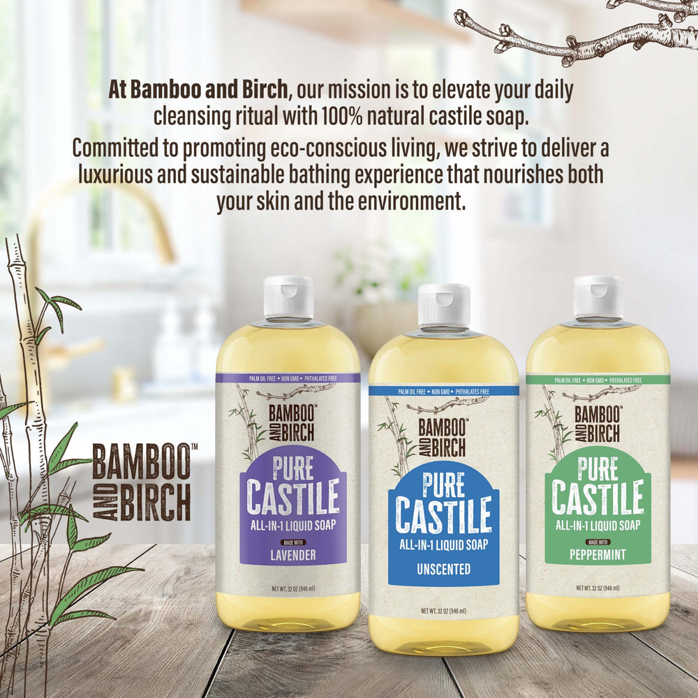 BAMBOO AND BIRCH Sans parfum, idéal pour peaux sensibles et routine zéro irritant.