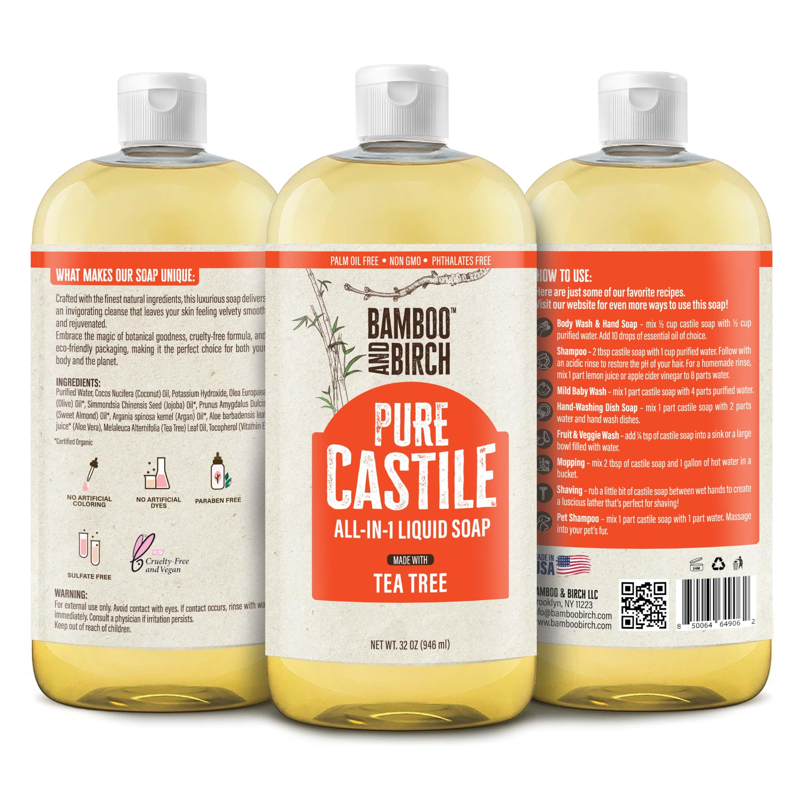 Bouteille réutilisable Bamboo et Birch, solution écologique