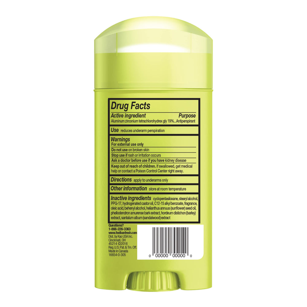 Ban Déodorant Invisible Forme Solide, bouteille, pratique et fiable.