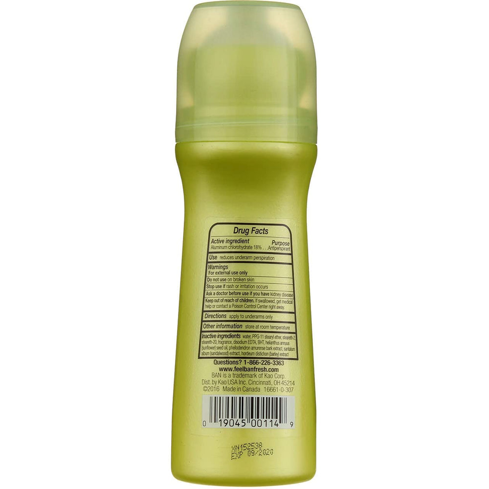 Ban déodorant roll-on classique 103 ml — gros plan sur le rouleau