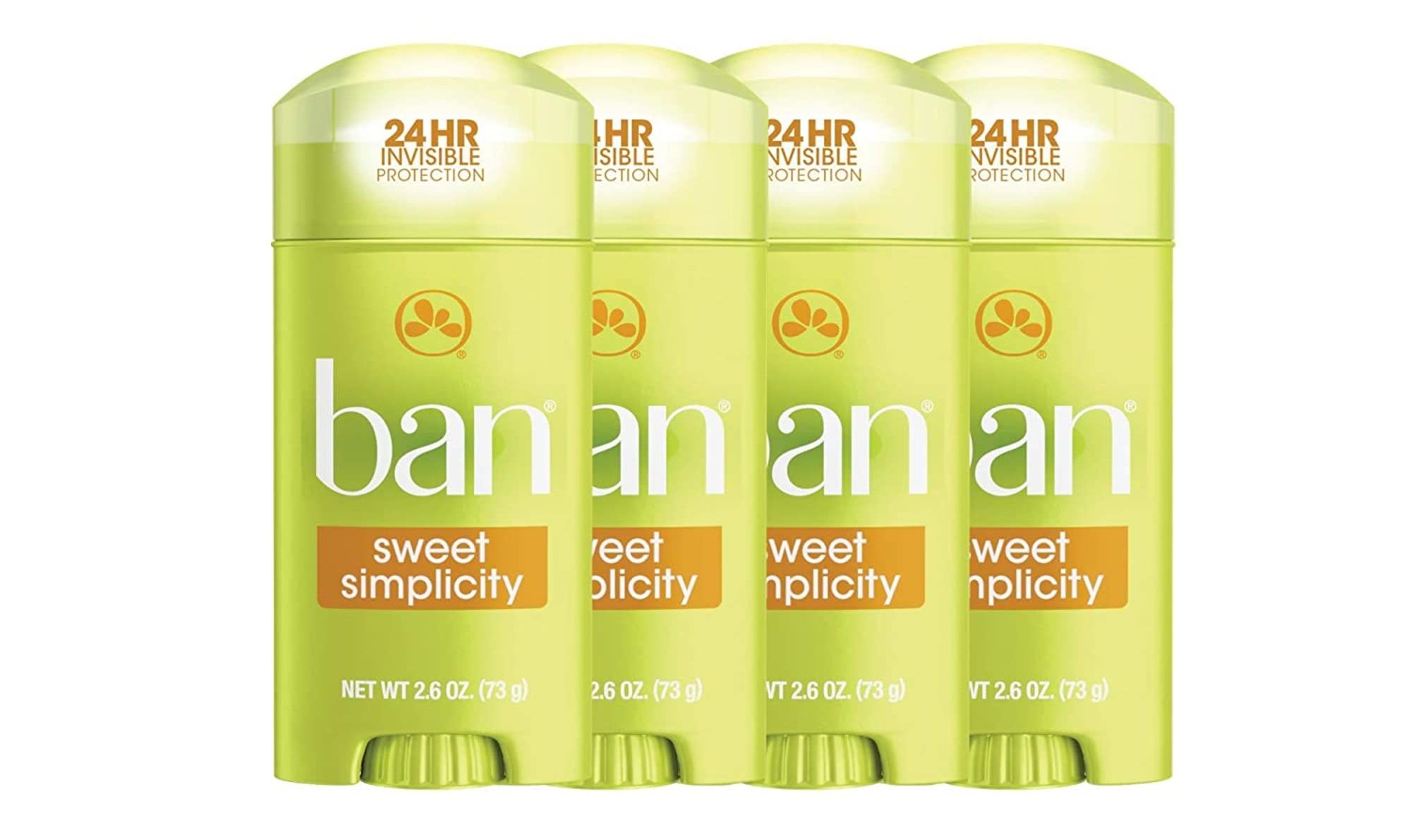 Ban déodorant solide invisible avec protection 24 h sans traces.