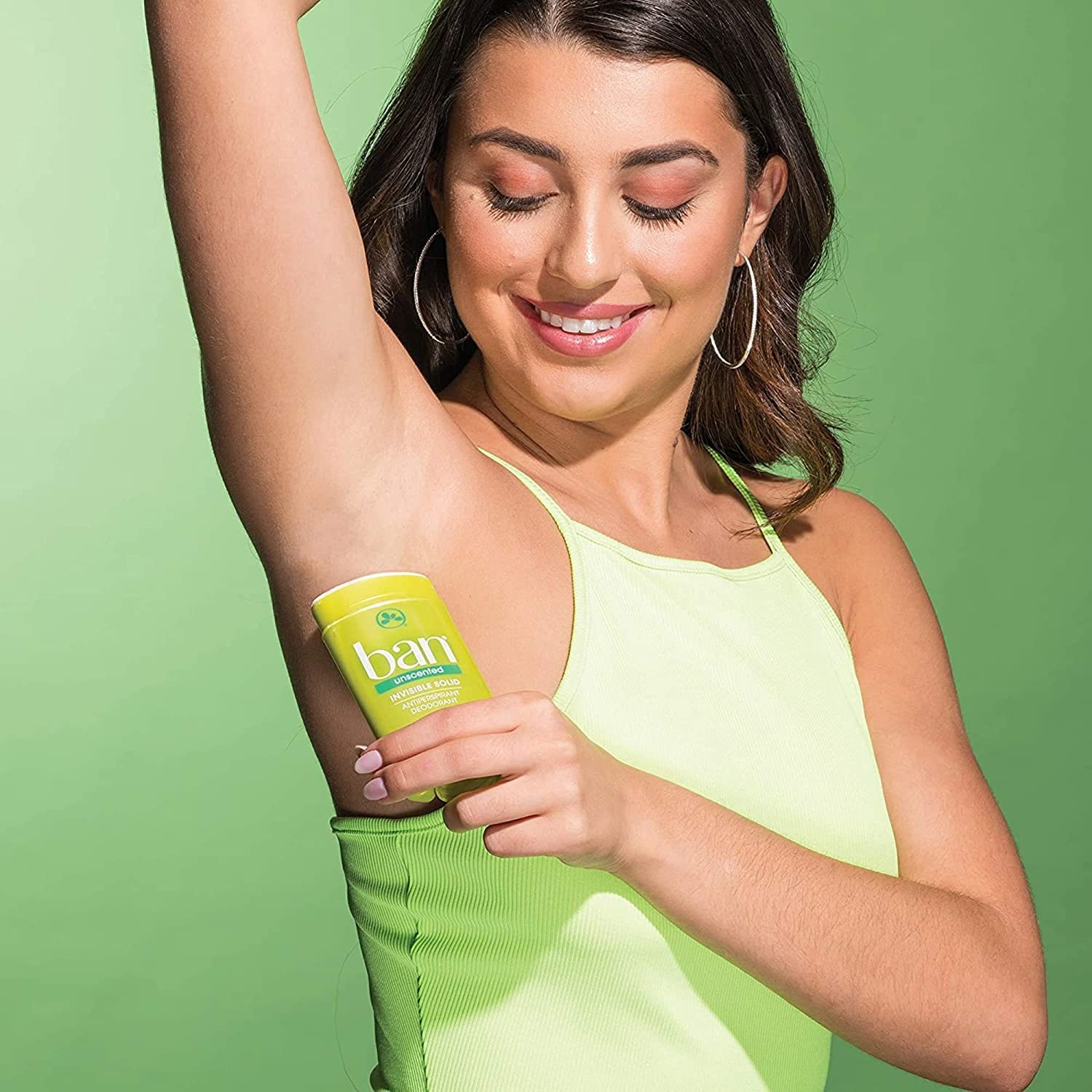Ban Desodorisant Invisible Solide Sans Parfum, protection légère pour les journées actives.