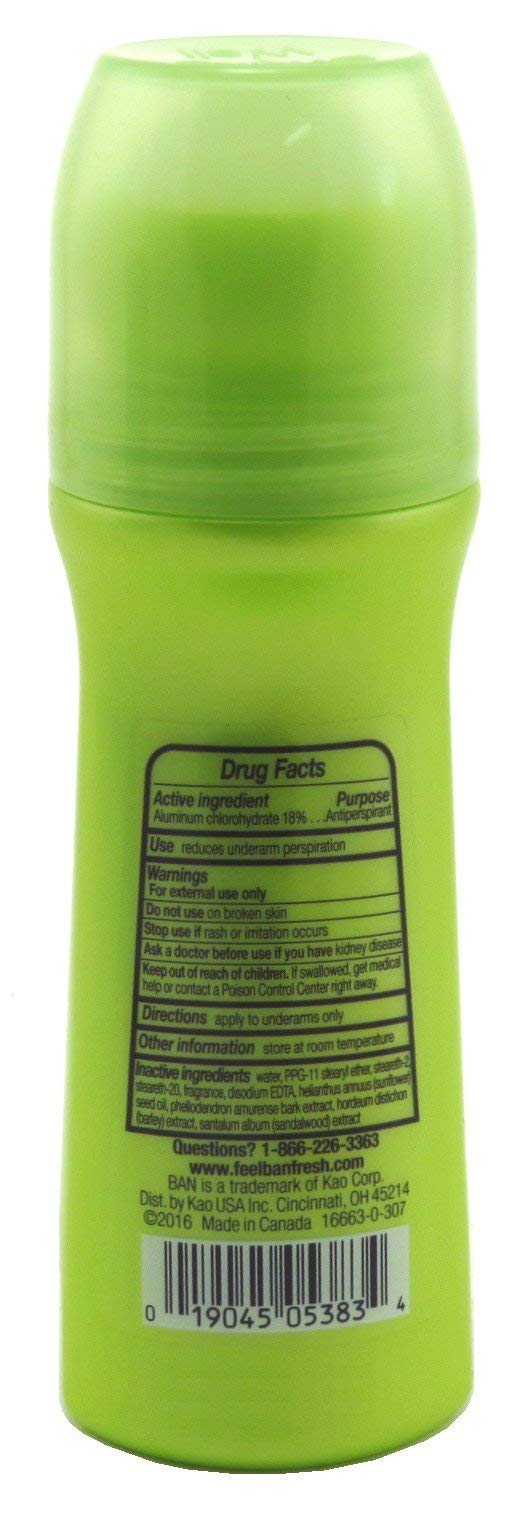 Lot Ban Déodorant Roll-On Powder Fresh 6x103 ml, pratique pour maison et bureau