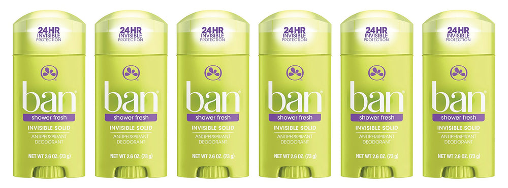 Ban déodorant invisible solide fraicheur-douche: protection sans traces et fraîcheur durable.