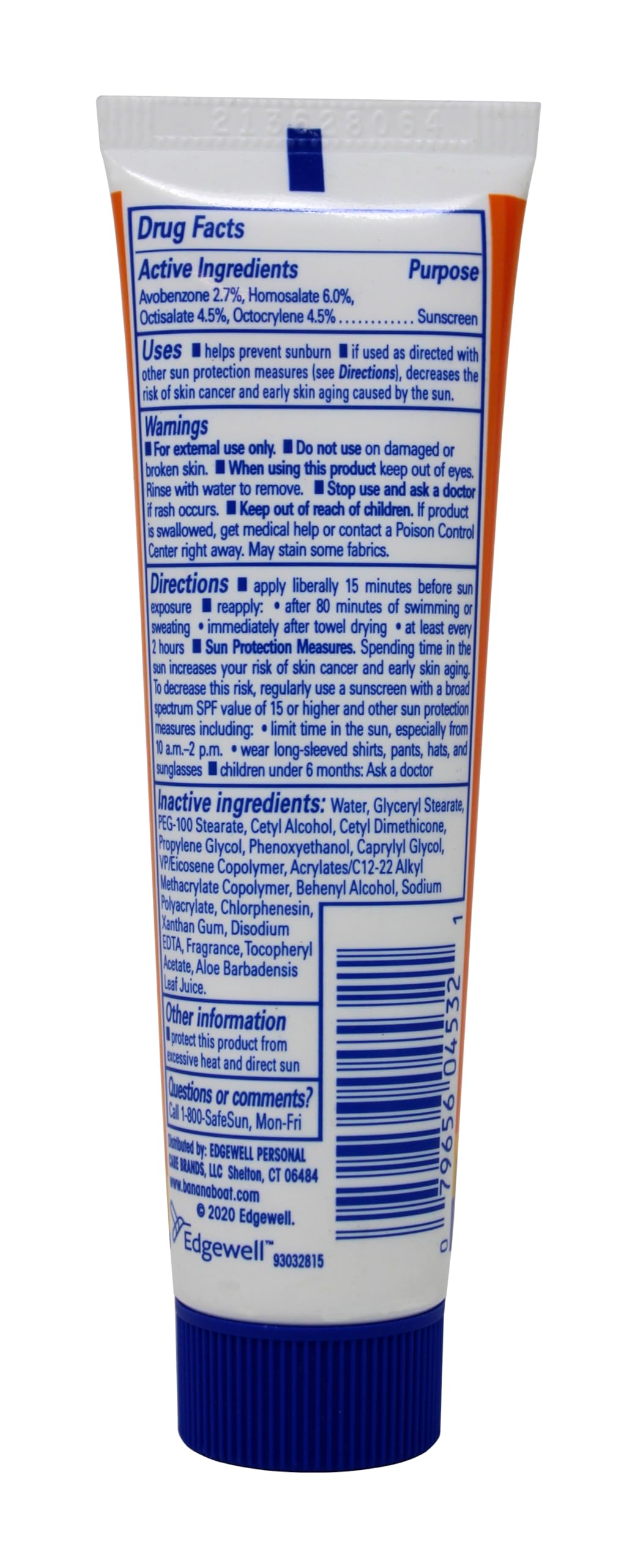 Banana Boat Sport SPF 30, application facile sur la peau en plein air.