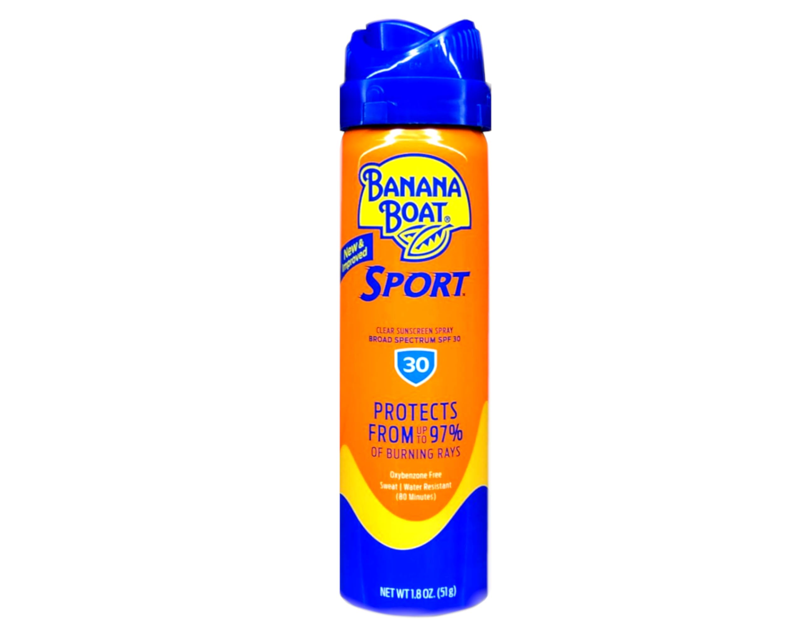 Banana Boat Sport SPF30 bouteille Cool Zone prête à rafraîchir