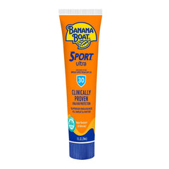 Banana Boat Sport SPF30, bouteille pratique pour application rapide.
