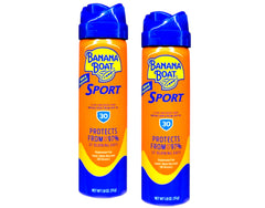 Banana Boat Sport SPF30 emballage pack de deux pratique pour les activités