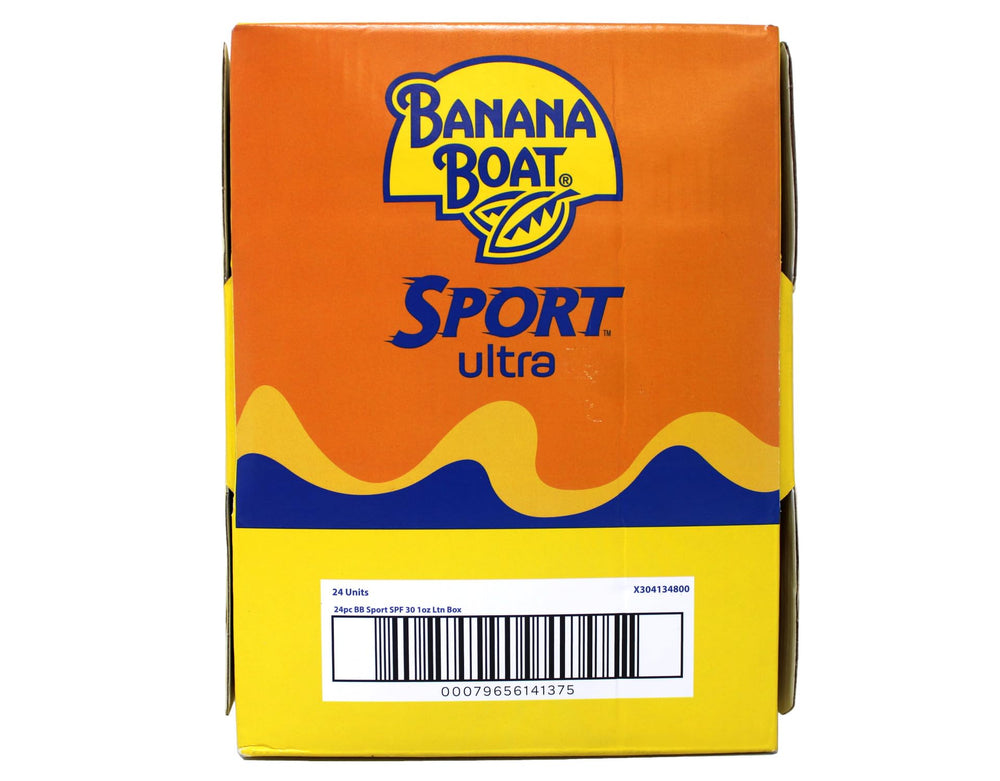 Banana Boat Sport Ultra SPF 30 – avant-plage, protection légère et fiable pendant les activités extérieures.