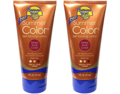 Banana Boat Summer Color: bouteille de lotion auto-bronzante offrants une couleur profonde.
