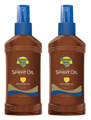 Water-resistant Banana Boat SPF 4 sun care for up to 80 minutes outdoors.