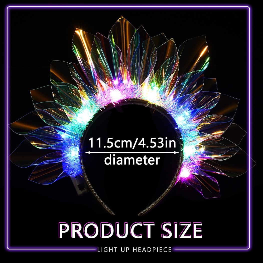 Bandeau costume lumineux EARENT pour soirees costumées et animations
