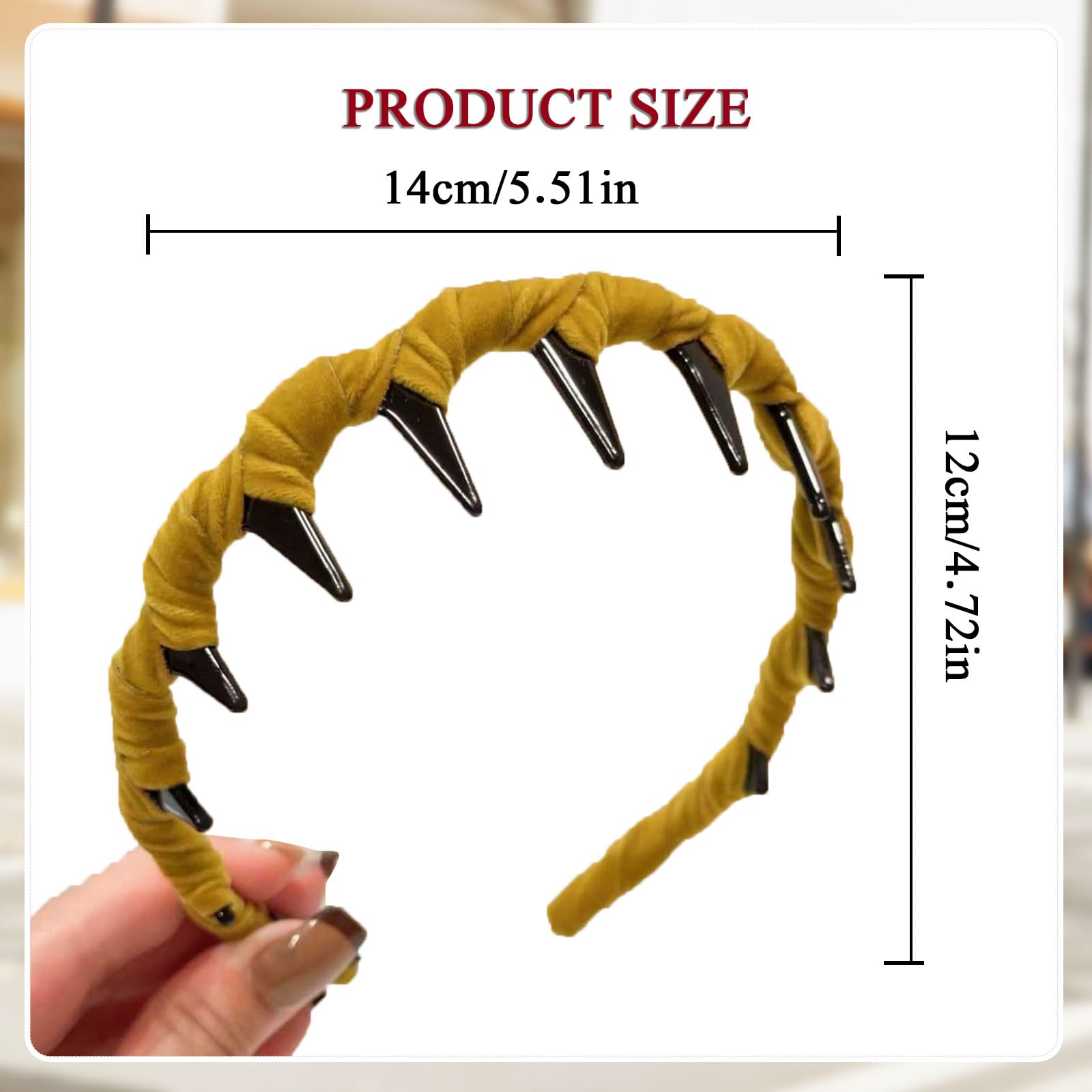 Accessoire cheveux chic, style quotidien sans glissement.