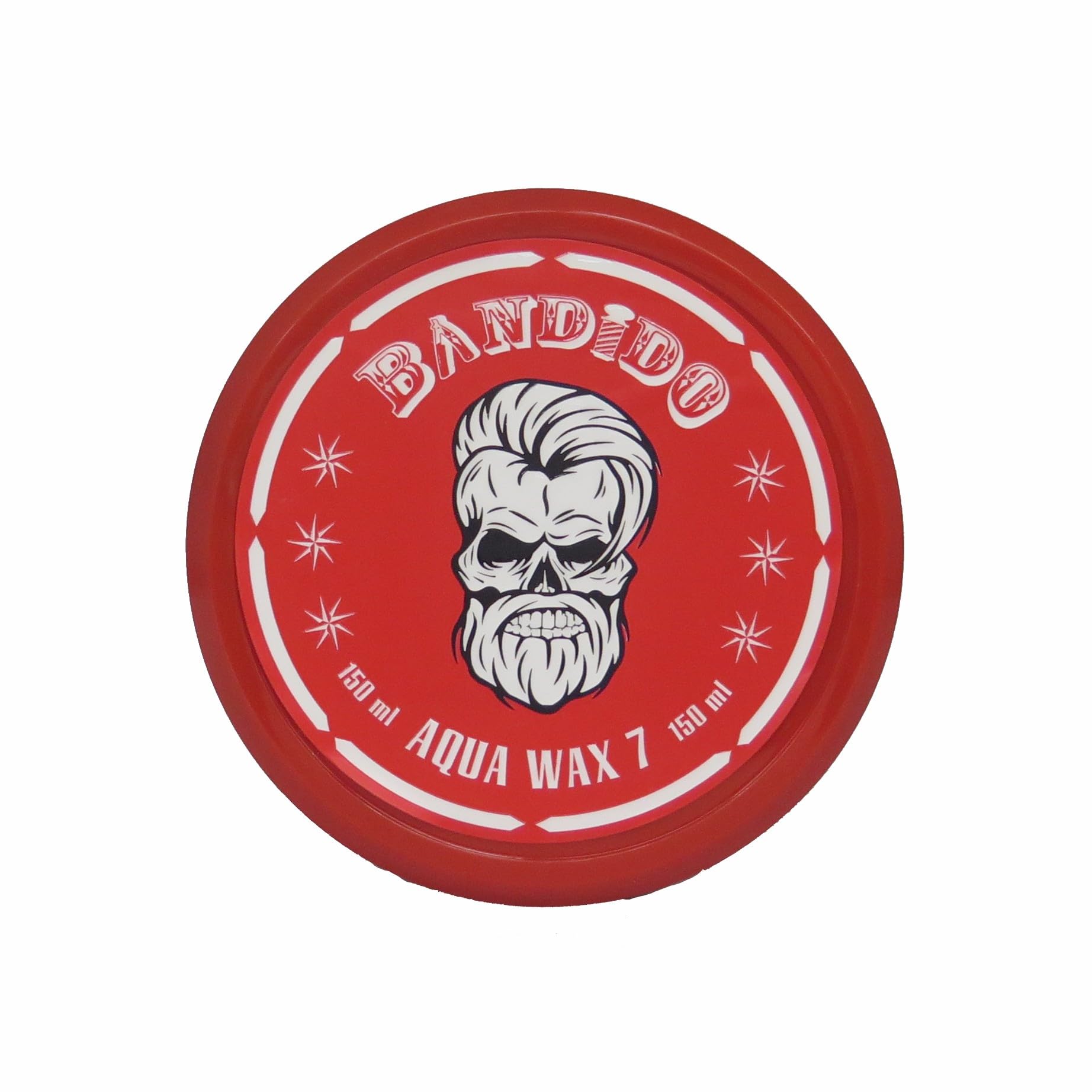 Bandido Aqua Wax 7 apply-hands close-up for easy styling control.
