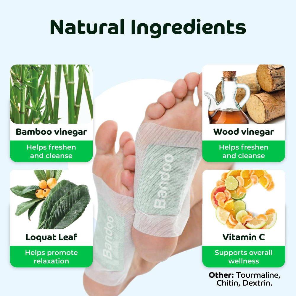 Coussinets Bandoo, ingrédients naturels, douceur pour les pieds.