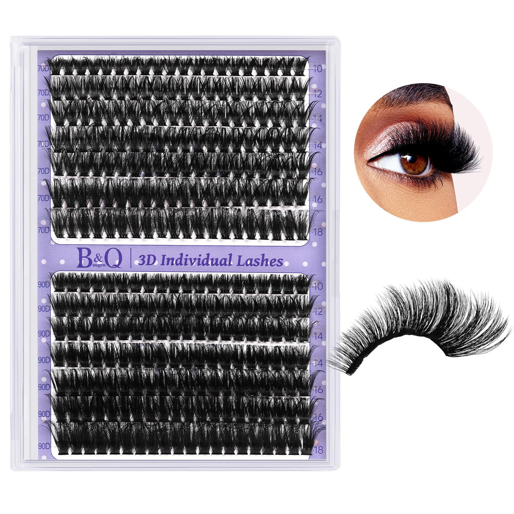 B&Qaugen amas-cils 3D: effet volumineux et naturel pour un regard profond.