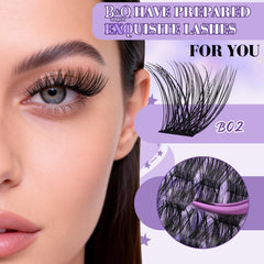 B&Qaugen B02: longueurs-diverses-cils pour personnaliser le look.