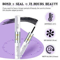 Formule douce et botanique de B&Qaugen respecte les cils naturels.