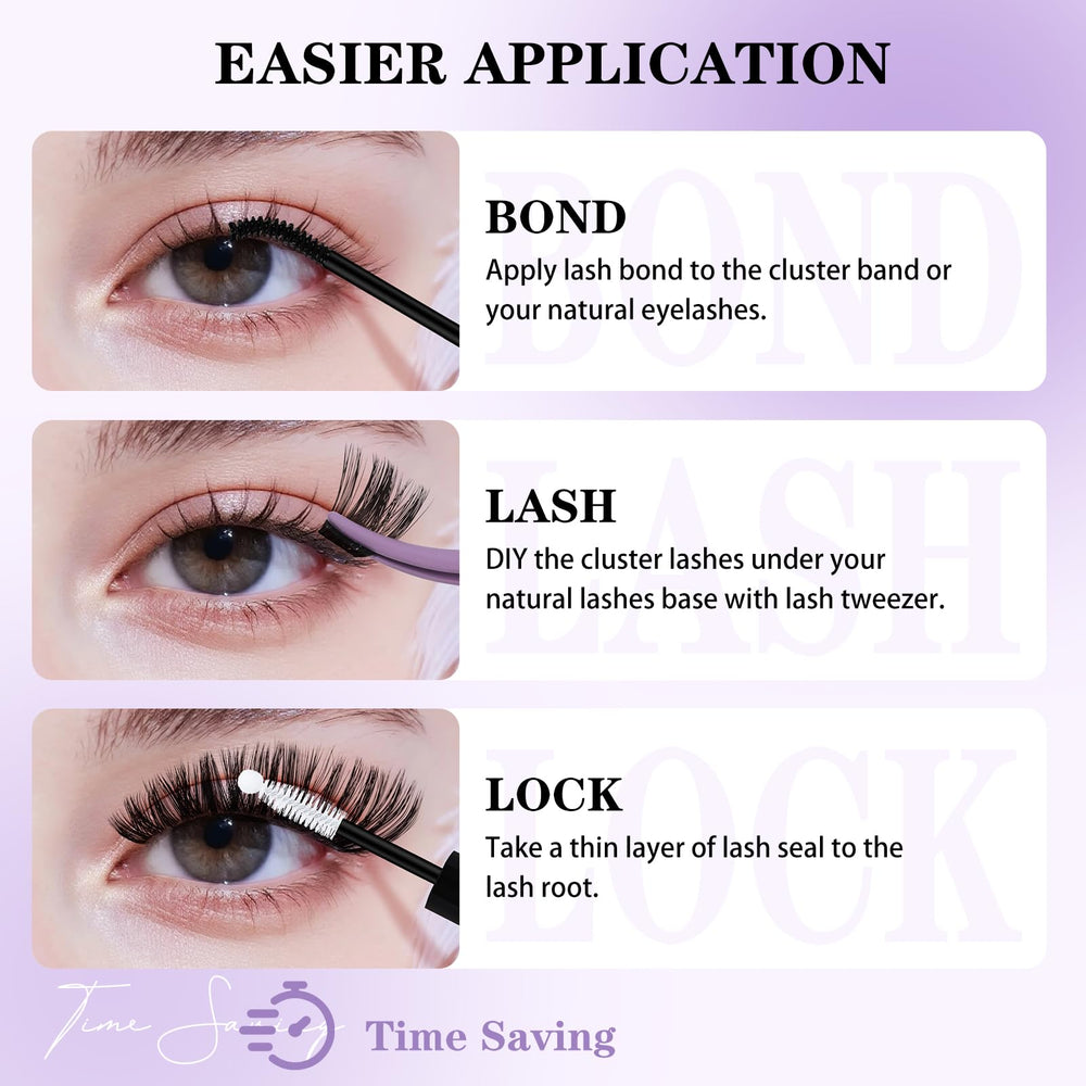 B&Qaugen coffret grand : variété de cils pour différents looks.