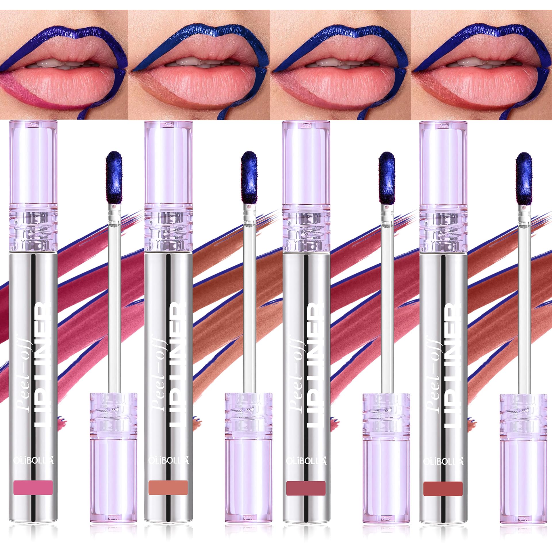 Bangfeng contour Lèvres Peel-Off pour un tracé précis et durable.